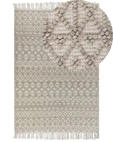 Alfombra ALUCRA Arena 160 x 230 cm Lana - Accesorios decorativos