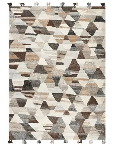 Alfombra ARGAVAND Beige 160 x 230 cm Lana Kilim - Accesorios decorativos