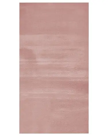 Alfombra de pelo sintético MIRPUR Rosa 80 x 150 cm - Accesorios decorativos