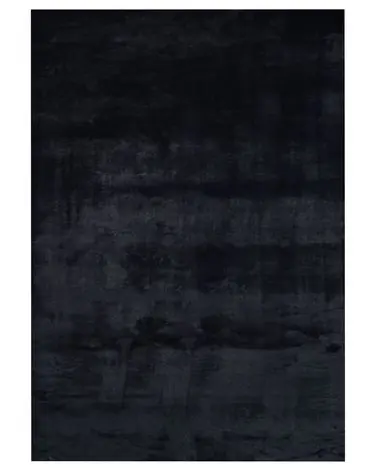 Alfombra de pelo sintético MIRPUR Negro 160 x 230 cm - Accesorios decorativos