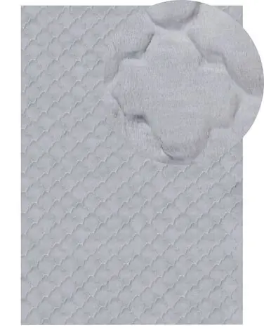 Alfombra de pelo sintético GHARO Gris 160 x 230 cm - Accesorios decorativos