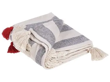 Blanket NAMTAR Cotton 125 x 150 cm White - Home Accessories