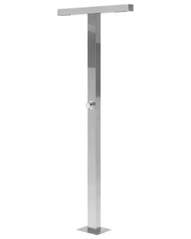 Freestanding Outdoor Shower URZULAI Silver - Garden & Balcony