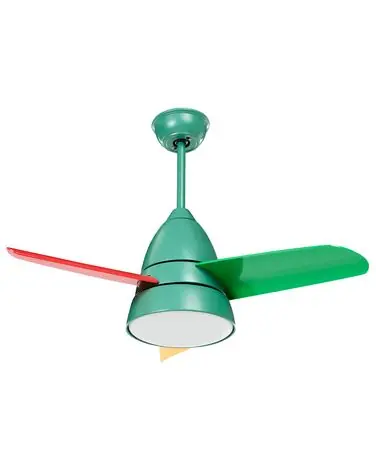 Ventilador de techo con luz STRAWBERRY con mando Multicolor - Accesorios decorativos