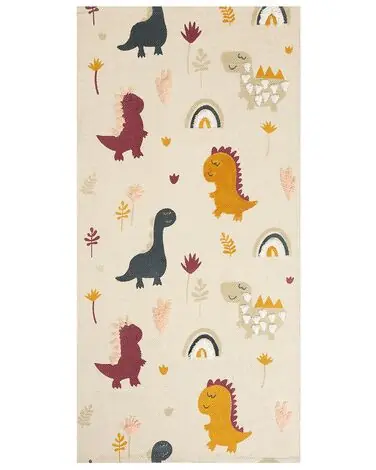 Alfombra infantil TIOP Multicolor 80 x 150 cm Algodón - Accesorios decorativos