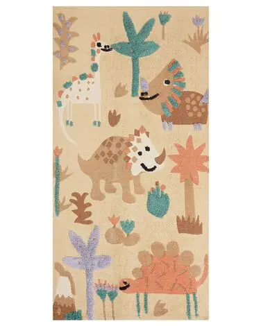 Alfombra infantil STABAT Multicolor 80 x 150 cm Algodón - Accesorios decorativos