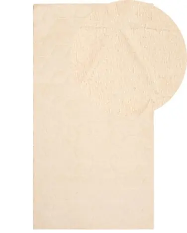 Alfombra de pelo sintético THATTA Beige 80 x 150 cm - Accesorios decorativos