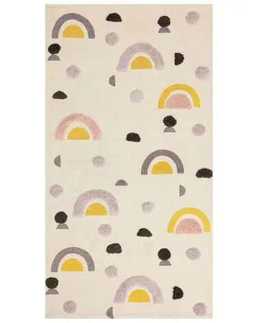 Alfombra infantil CURUP Multicolor 80 x 150 cm Algodón - Accesorios decorativos