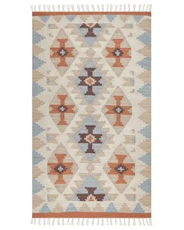 Alfombra DILIJAN Multicolor 80 x 150 cm Algodón Kilim - Accesorios decorativos