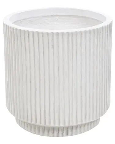 Plant Pot DARIA 24 cm Off-White