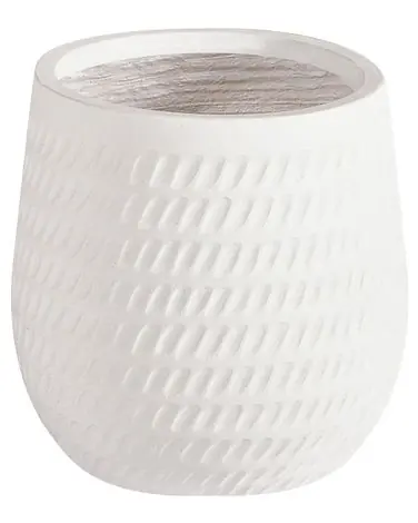 Plant Pot LIVADIA 19 cm Off-White