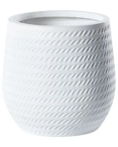 Plant Pot LIVADIA 27 cm Off-White