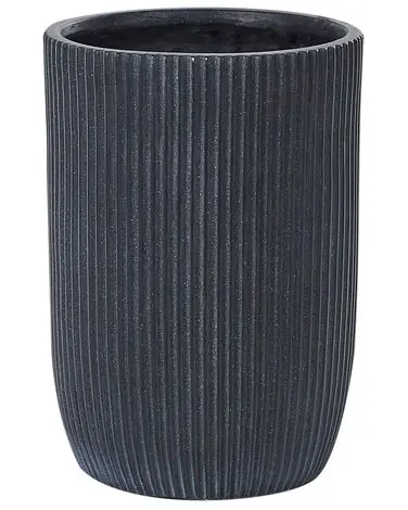 Plant Pot EANTIO 25 cm Black - Garden & Balcony