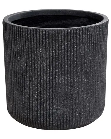 Plant Pot OREOI 37 cm Graphite Grey - Garden & Balcony