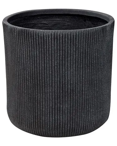 Plant Pot OREOI 45 cm Graphite Grey - Garden & Balcony