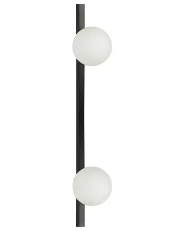 Wall Lamp ISABELLA Black Metal - Home Accessories