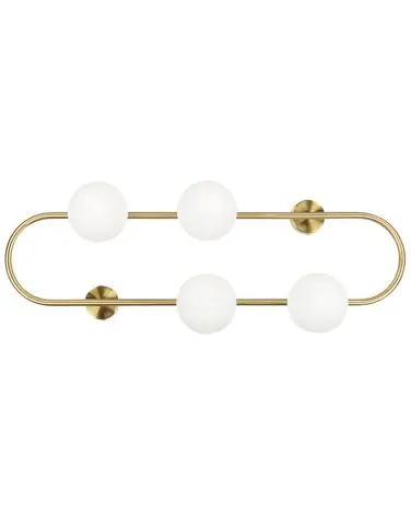 Wall Lamp YANGO Gold Metal - Home Accessories