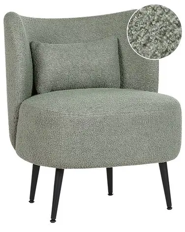 Armchair OTSBY Boucle Light Green - Living Room