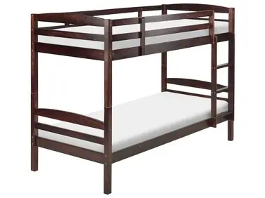 Litera Madera de pino REGAT 90 x 200 cm Marrón oscuro - Dormitorio