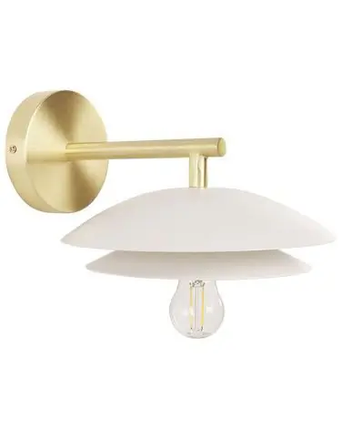 Wall Lamp LASOLO White Metal - Home Accessories