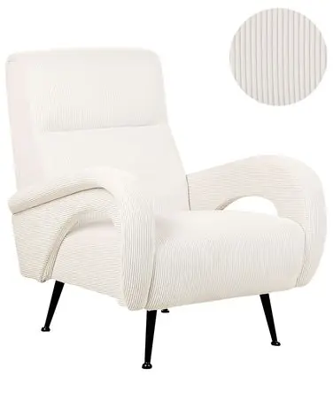 Armchair SVALOV Corduroy Off-White