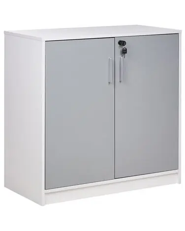 Storage Unit ZEHNA Light Grey - Home Office