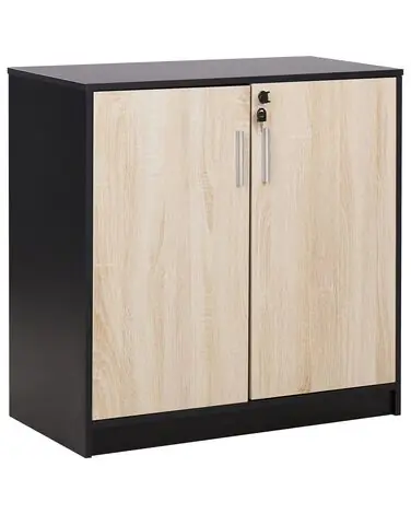 Storage Unit ZEHNA Brown/ Black - Home Office