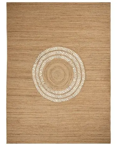 Alfombra BOGAZOREN Beige 300 x 400 cm Yute - Accesorios decorativos