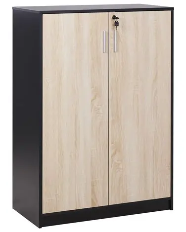 Storage Unit ZEHNA Brown/ Black - Home Office
