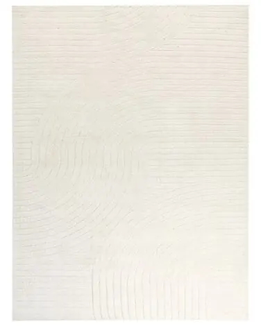 Alfombra DAGARI Beige 300 x 400 cm Lana - Accesorios decorativos