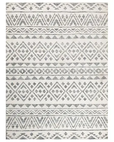 Alfombra ASPANI Blanco crema 300 x 400 cm - Accesorios decorativos