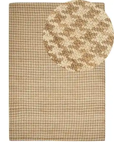 Alfombra ARAPTEPE Beige 160 x 230 cm Yute - Accesorios decorativos