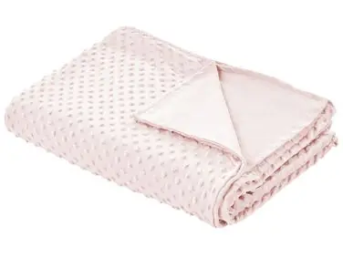 Weighted Blanket Cover 800 CALLISTO 120 x 180 cm Pastel Pink - Home Accessories