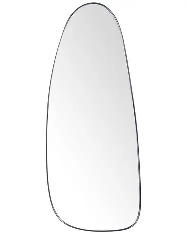 Wall Mirror CERGY 39 cm 95 cm Metal Black - Home Accessories