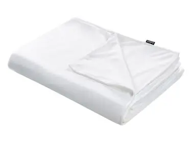 Weighted Blanket Cover 800 RHEA 120 x 180 cm White - Home Accessories