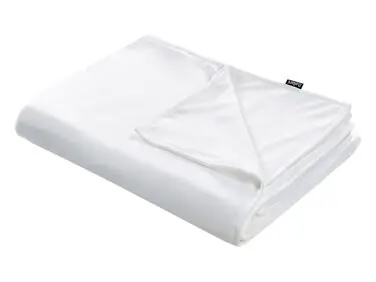 Weighted Blanket Cover 600 RHEA 100 x 150 cm White - Home Accessories
