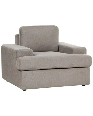 Armchair ALLA Fabric Taupe - Living Room