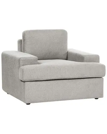 Armchair ALLA Fabric Light Grey - Living Room