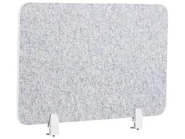 Desk Screen SPLIT 80 x 50 cm Grey - Home Office