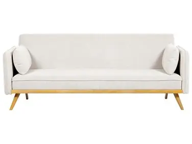 Sofa Bed 3 Seater ASAA Fabric Off-White