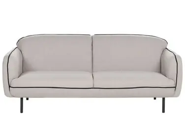 Sofa 3 Seater TONSBERG Fabric Light Grey - Living Room