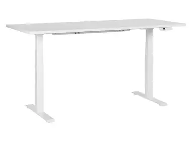 Electric Adjustable Standing Desk DESTINES White 180 cm 80 cm - Home Office