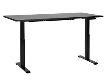 Escritorio de altura regulable eléctrico DESTINES Negro 160 cm 72 cm - Oficina