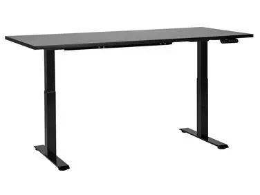 Electric Adjustable Standing Desk DESTINES Black 180 cm 80 cm - Home Office