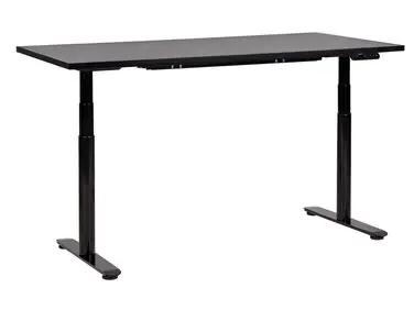 Escritorio de altura regulable eléctrico DESTINAS Negro 160 cm 72 cm - Oficina
