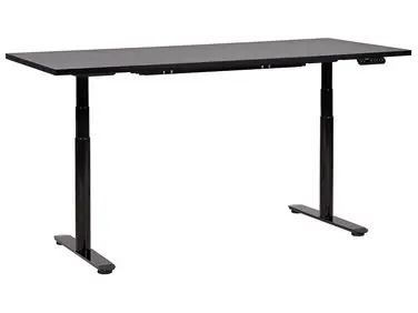 Electric Adjustable Standing Desk DESTINAS Black 180 cm 80 cm - Home Office