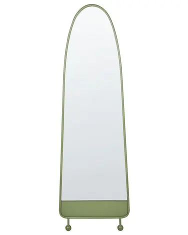 Wall Mirror PARNAY 45 cm 146 cm Metal Olive Green - Home Accessories