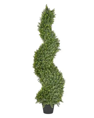 Planta artificial CYPRESS SPIRAL TREE 126 cm Verde - Accesorios decorativos