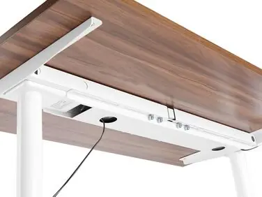 Cable Tray for Electric Adjustable Desk TRACIE White - Home Office