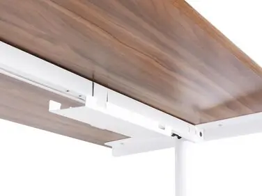 Cable Tray for Manual Adjustable Desk TRACIE White - Home Office